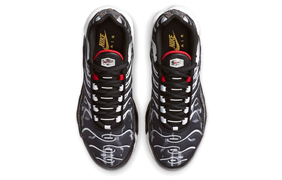 Фото № 4 с приближением к товару «‎Nike Air Max Plus (GS) BlackSilverRed»