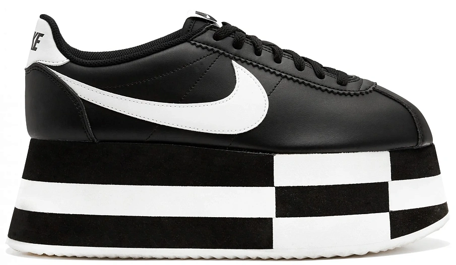 Фото № 1 с приближением к товару «‎Nike Cortez Platform Comme des Garcons Black »