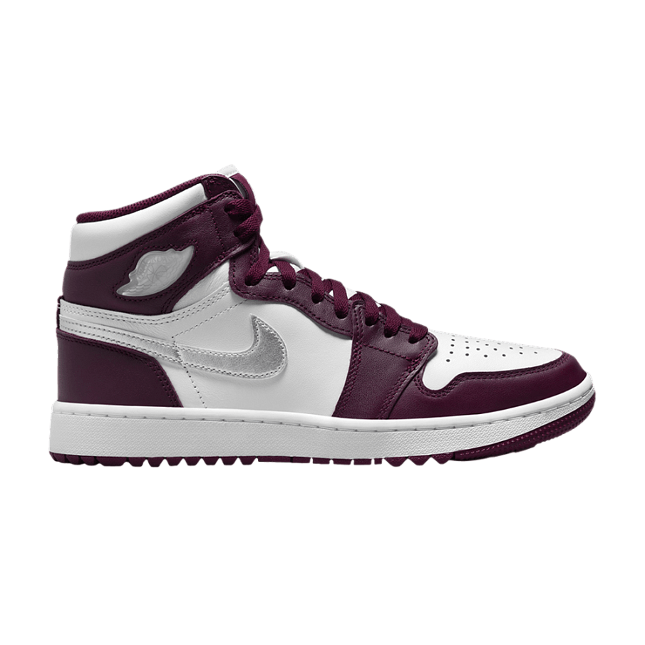 Фото № 1 с приближением к товару «‎Air Jordan 1 High Golf Bordeaux Sample»
