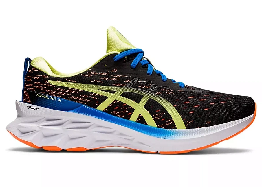 Фото № 1 с приближением к товару «‎ASICS Novablast 2 Black Shocking Orange»