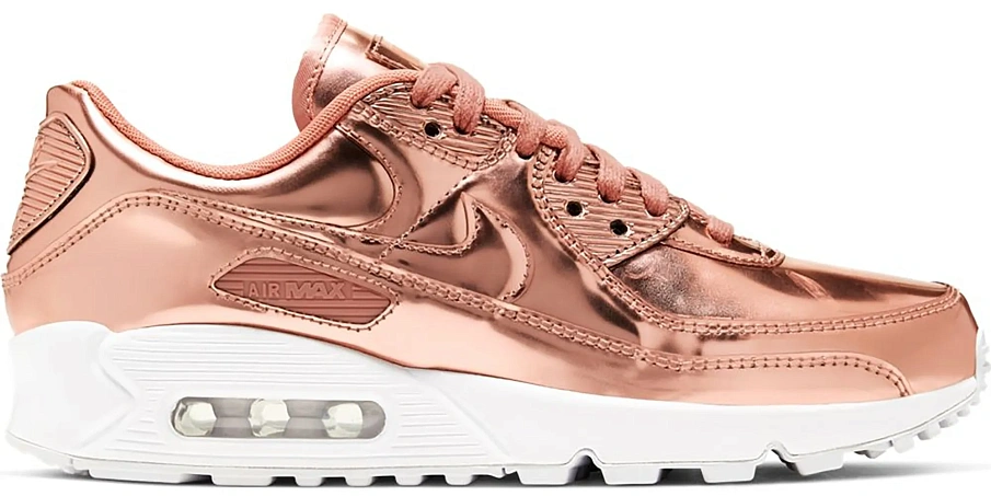 Фото № 1 с приближением к товару «‎Nike Air Max 90 Metallic Rose Gold (2020) »