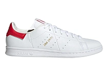 Фото № 1 с приближением к товару «‎adidas Stan Smith White Red Unfinished»
