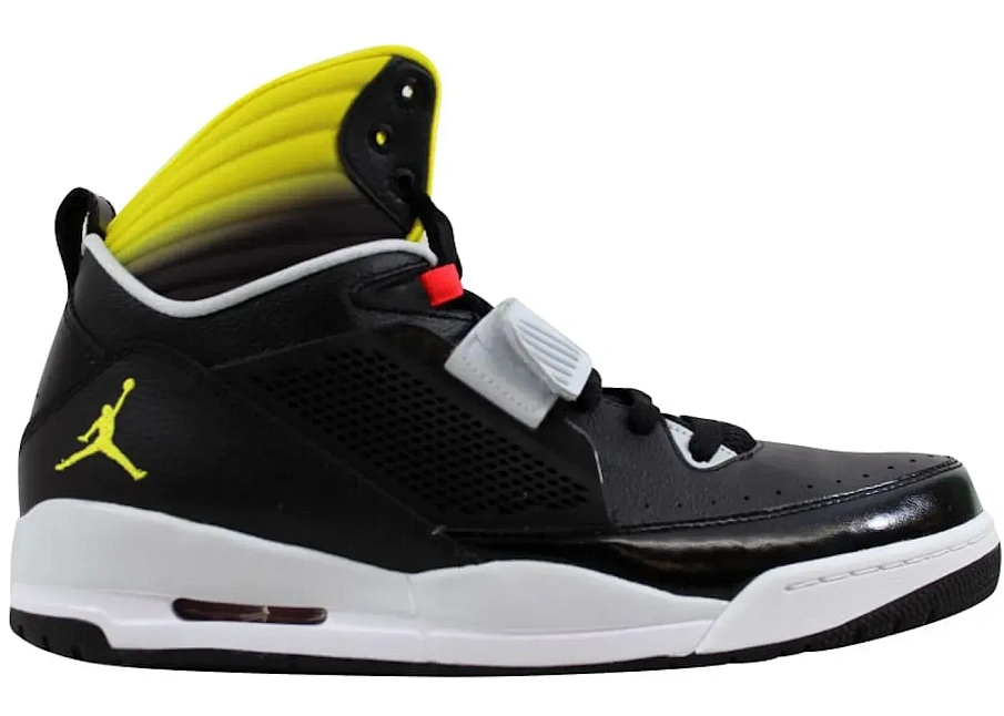 Фото № 1 с приближением к товару «‎Jordan Flight 97 Black Vibrant Yellow Pure Platinum»