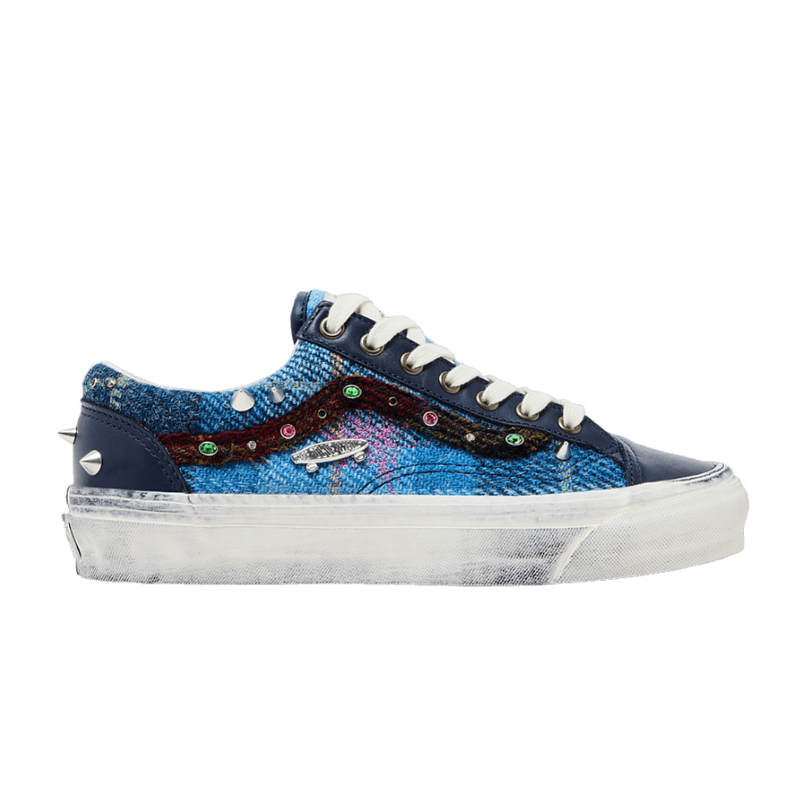 Фото № 1 с приближением к товару «‎Harris Tweed x Vans Old Skool Blue Multi»