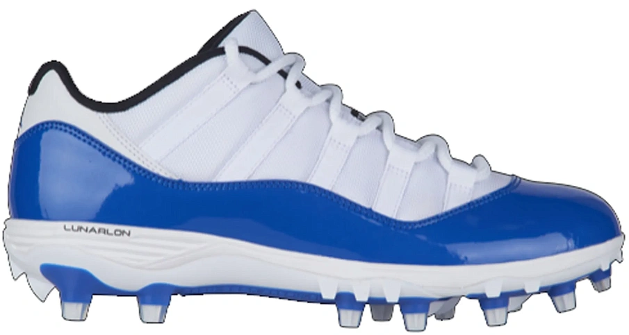 Фото № 1 с приближением к товару «‎Jordan 11 Retro Low Cleat White Royal»