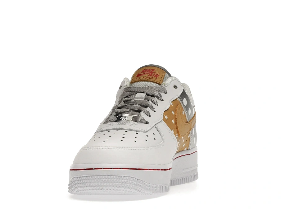 Фото № 2 с приближением к товару «‎Nike Air Force 1 Low Metallic Gold Stars »