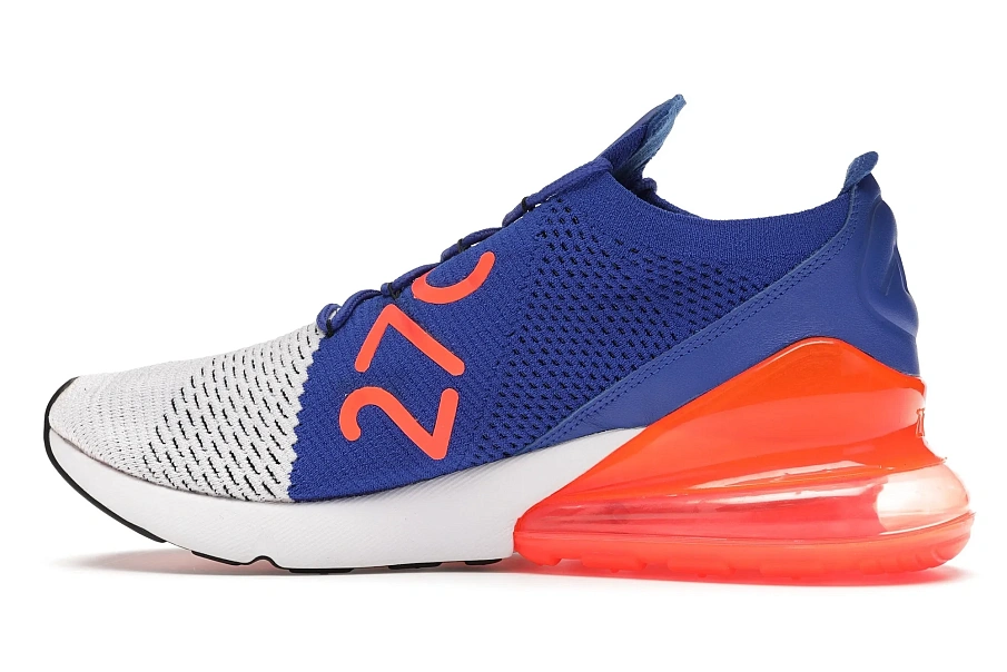 Фото № 5 с приближением к товару «‎Nike Air Max 270 Flyknit Racer Blue Total Crimson»