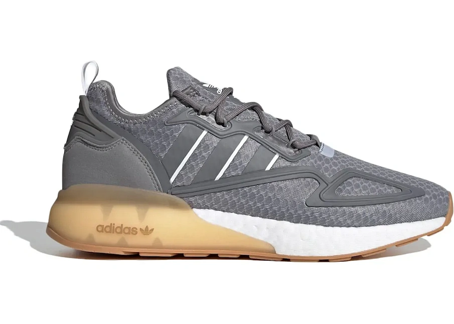 Фото № 1 с приближением к товару «‎adidas ZX 2K Boost Grey Gum»