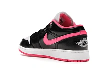 Фото № 5 с приближением к товару «‎Jordan 1 Low Black White Hyper Pink »
