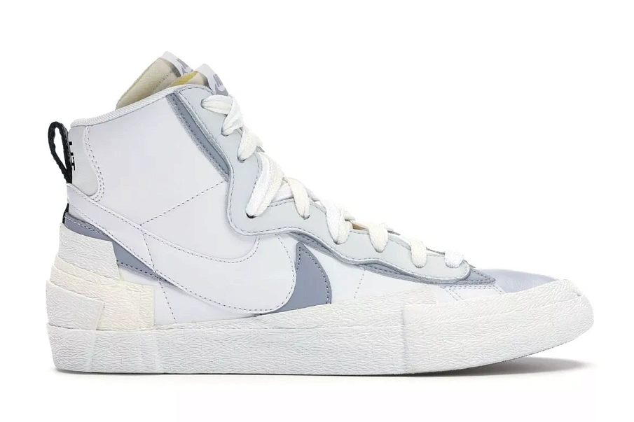 Фото № 1 с приближением к товару «‎Nike Blazer Mid sacai White Grey»