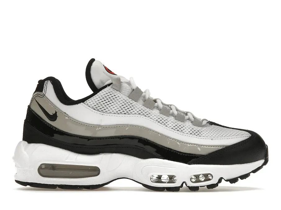 Фото № 1 с приближением к товару «‎Nike Air Max 95 White Light Iron Ore Black Patent »