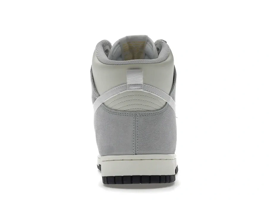 Фото № 4 с приближением к товару «‎Nike Dunk High Retro Sail Pure Platinum Black White»