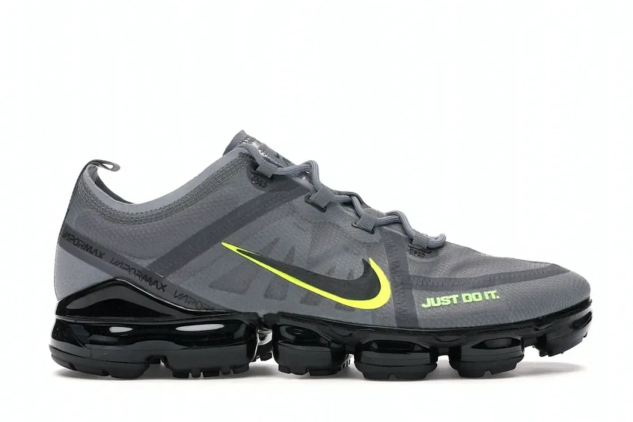 Фото № 1 с приближением к товару «‎Nike Air VaporMax 2019 Cool Grey Volt Black»