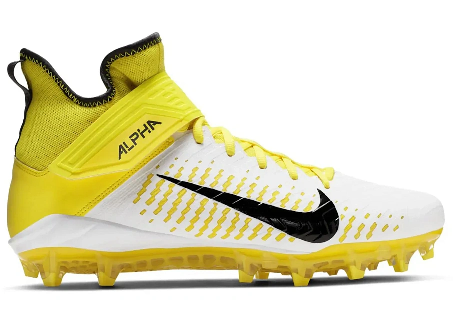 Фото № 1 с приближением к товару «‎Nike Alpha Menace Pro 2 Mid White Opti Yellow»