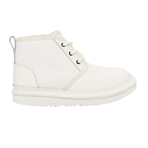 UGG Neumel II Leather Chukka Kids White