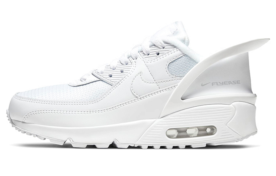 Фото № 1 с приближением к товару «‎Nike Air Max 90 FlyEase (GS) White»