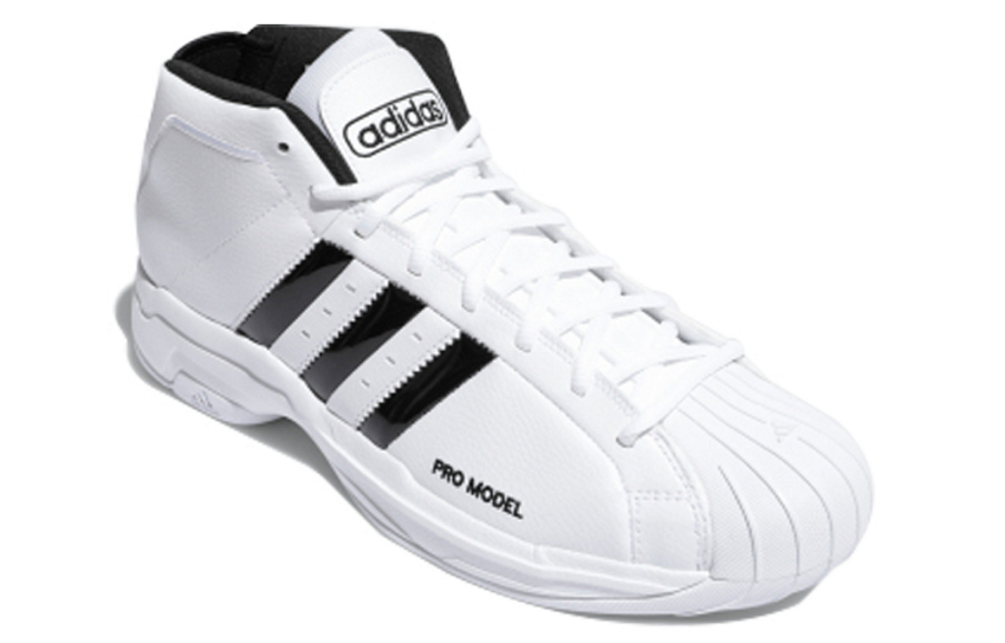 Фото № 2 с приближением к товару «‎adidas Pro Model 2g Synthetic 'White' WhiteBlack»