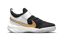 Фото № 2 с приближением к товару «‎(BP)Nike Team Hustle D 10 Basketball Shoes BlackWhiteGold»