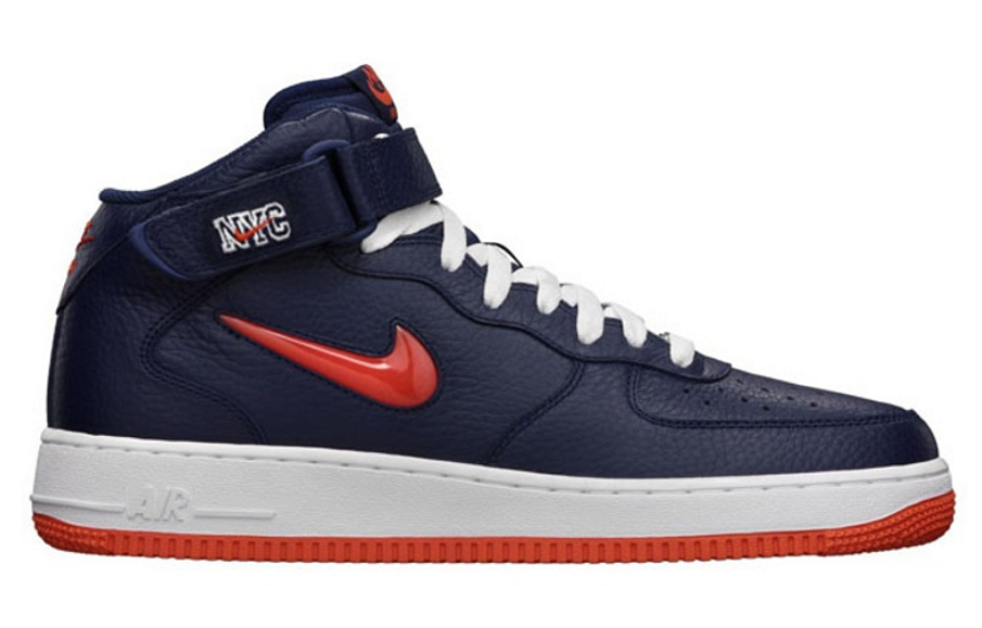 Фото № 2 с приближением к товару «‎Nike Air Force 1 High NYC Jewel Black»