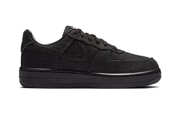(BP) Stussy x Nike Air Force 1 Low "Triple Black - 3