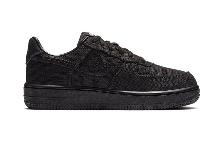 Фото № 2 с приближением к товару «‎(BP) Stussy x Nike Air Force 1 Low "Triple Black»
