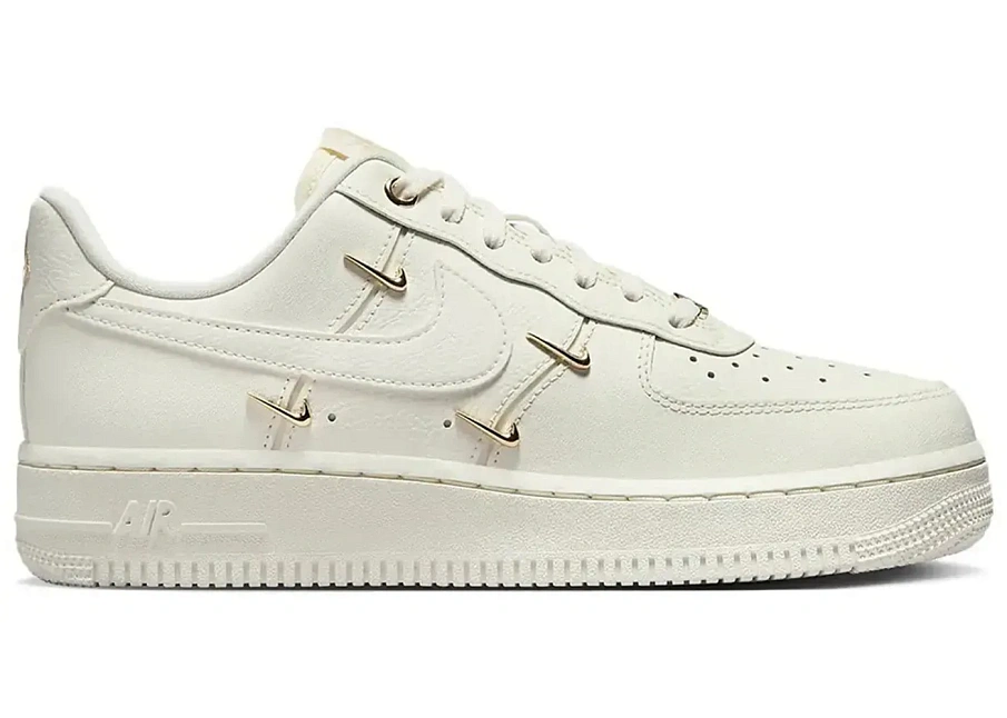Фото № 1 с приближением к товару «‎Nike Air Force 1 '07 LX CN Sail Gold Mini Swooshes »