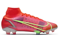 Фото № 1 с приближением к товару «‎Nike Mercurial Superfly 8 Elite FG Bright Crimson Indigo Burst»