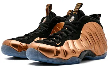  Nike Foamposite One Vintage basketball shoes Metallic CopperBlack - 2