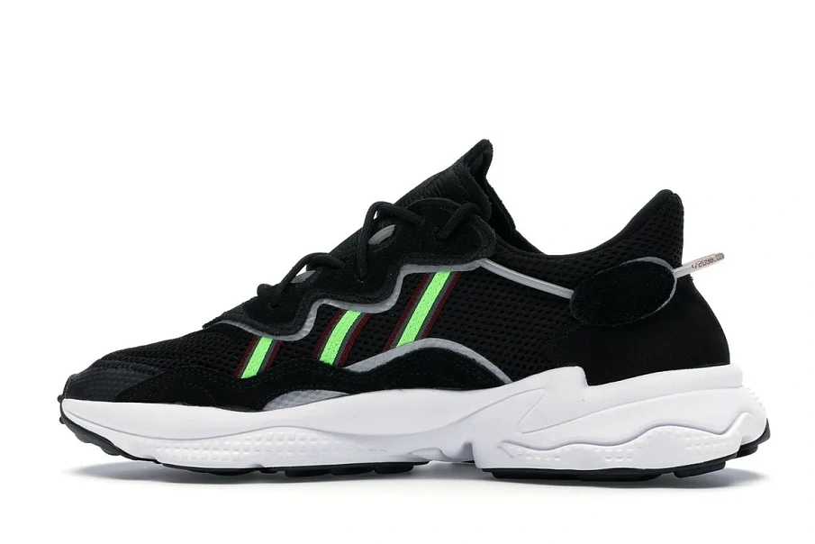 Фото № 5 с приближением к товару «‎adidas Ozweego Core Black Solar Green»