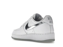Фото № 6 с приближением к товару «‎Nike Air Force 1 07 Low Color of the Month White Metallic Silver»
