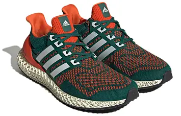 adidas Ultra 4D "Miami" Running Shoes GreenOrange - 6
