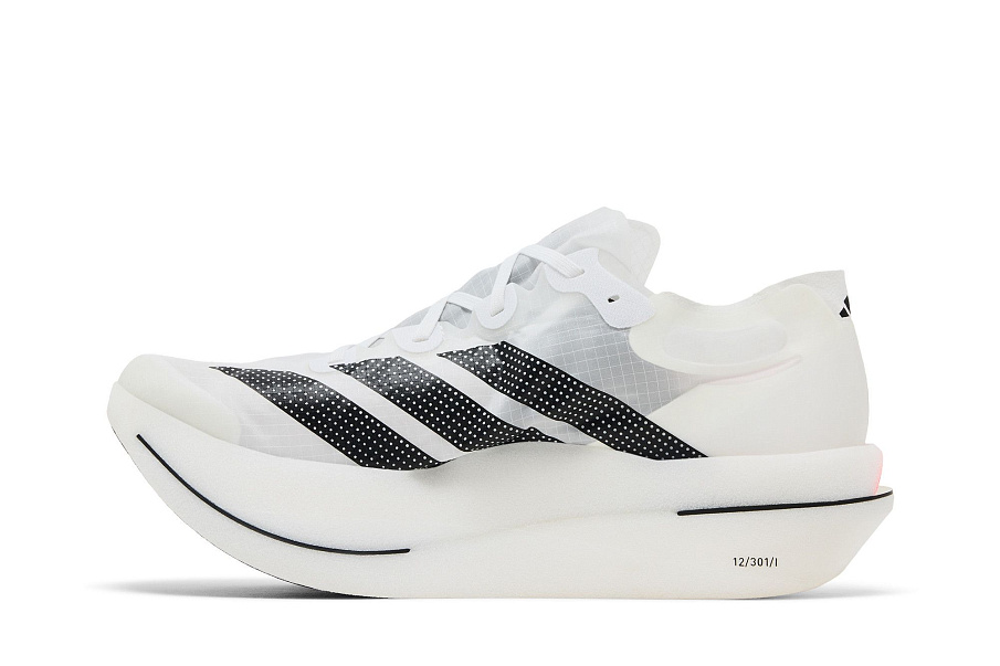 Фото № 4 с приближением к товару «‎adidas Adizero Adios Pro Evo 3 Cloud White Core Black Solar Turbo»