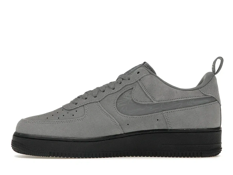 Фото № 3 с приближением к товару «‎Nike Air Force 1 Low '07 LV8 Reflective Swoosh Cool Grey»