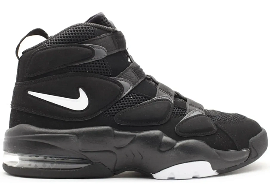 Фото № 1 с приближением к товару «‎Nike Air Max Uptempo 2 Black White Dark Shadow»