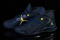 Фото № 3 с приближением к товару «‎Nike Air Jordan Super.fly 5 PO Navy Lime Blake Griffin »