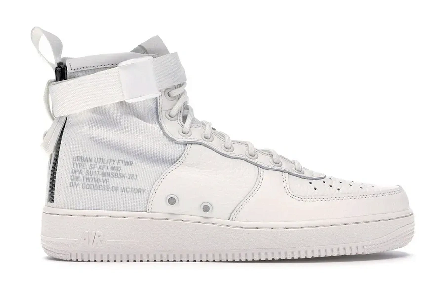 Фото № 1 с приближением к товару «‎Nike SF Air Force 1 Mid Triple Ivory»