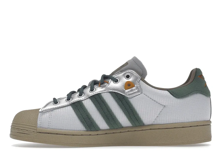 Фото № 3 с приближением к товару «‎adidas Superstar Yanwai Matte Silver»