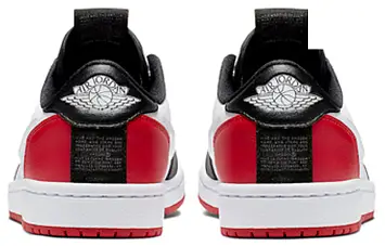 Air Jordan 1 Low Slip Vintage Basketball Shoes Black Toe - 3