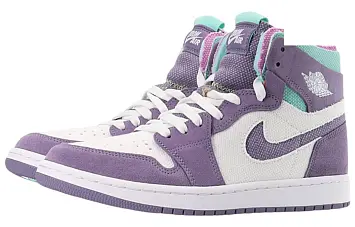 Air Jordan 1 Zoom Comfort "Tropical Twist" WhitePurpleGreen - 4