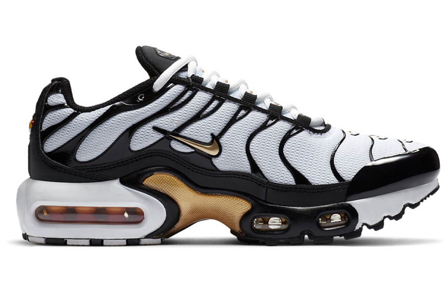Фото № 2 с приближением к товару «‎Nike Air Max Plus (GS) BlackWhiteGold»