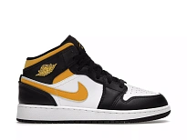 Фото № 1 с приближением к товару «‎Jordan 1 Mid White Pollen Black »