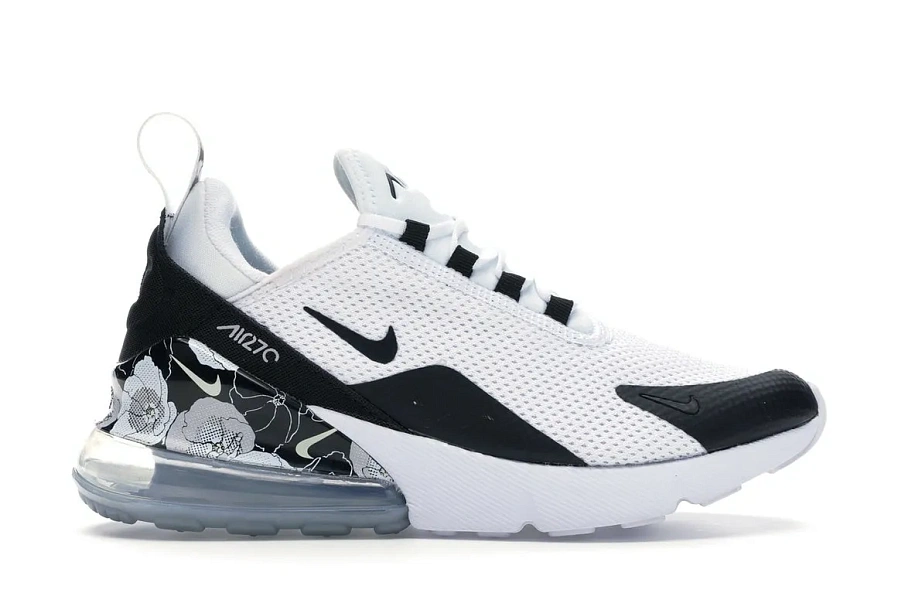 Фото № 1 с приближением к товару «‎Nike Air Max 270 Floral White Black »