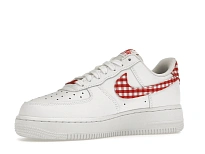 Фото № 4 с приближением к товару «‎Nike Air Force 1 Low 07 Essential White Mystic Red Gingham »