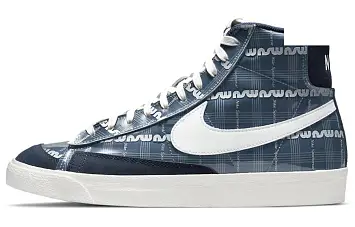 Nike Blazer Mid '77 "Midnight Navy" BlueWhite - 1