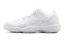 Фото № 1 с приближением к товару «‎Jordan 11 Retro Low Heiress Pure Platinum (GS)»