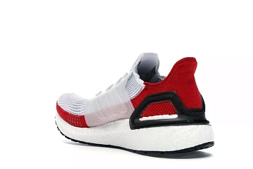 adidas Ultra Boost 19 White Scarlet - 6