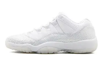 Jordan 11 Retro Low Heiress Pure Platinum (GS) - 1