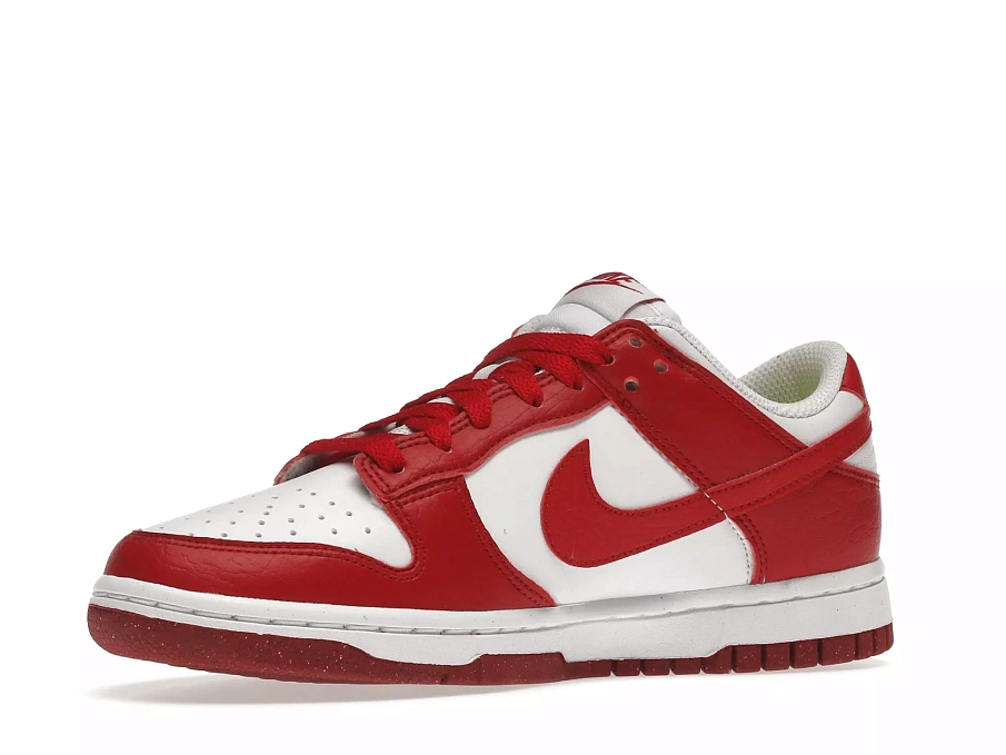Фото № 2 с приближением к товару «‎Nike Dunk Low Next Nature White Gym Red »