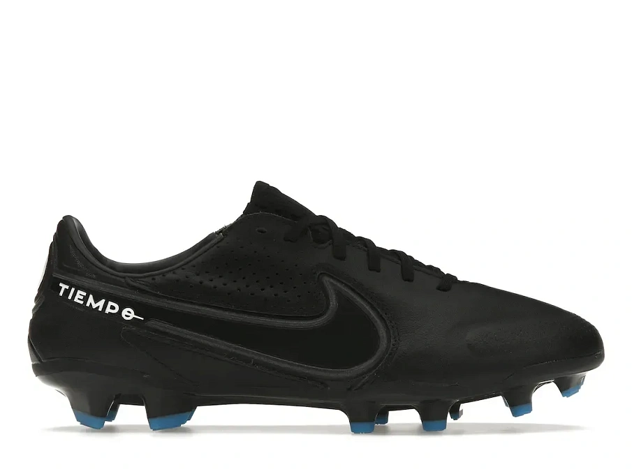 Фото № 1 с приближением к товару «‎Nike Tiempo Legend 9 Pro FG Black Dark Smoke Grey»