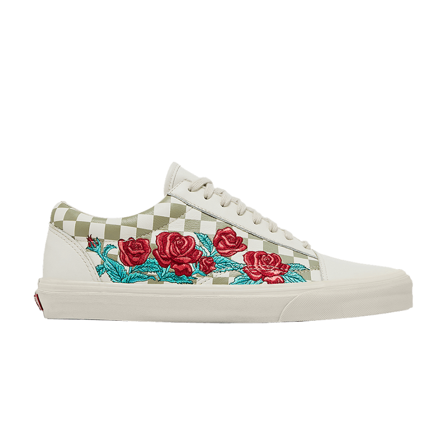 Фото № 1 с приближением к товару «‎Vans Old Skool DX Rose Embroidery»